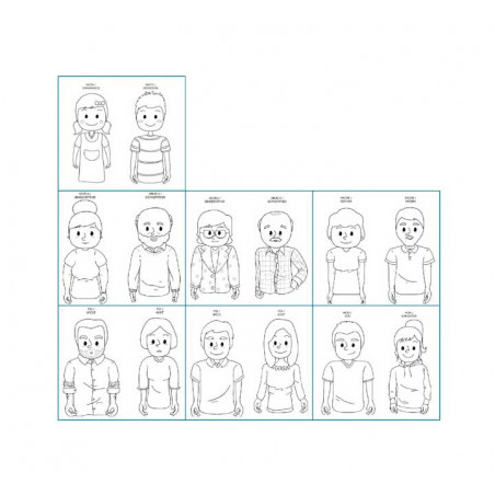 PACK MARIONETAS DE DEDOS NIEFENVER: LA FAMILIA