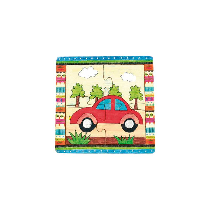 PACK 2 PUZZLES NIEFENVER DE MADERA: ANIMALES TRANSPORTES