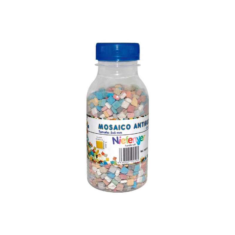 BOTE MOSAICO ANTIGUO NIEFENVER 250gr 5x5mm BOTE MOSAICO ANTIGUO NIEFENVER 250gr 5x5mm