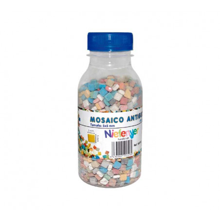 BOTE MOSAICO ANTIGUO NIEFENVER 250gr 5x5mm