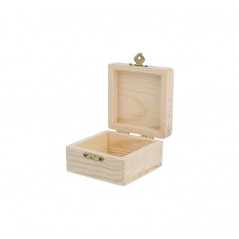 CAJA MADERA DE PINO INNSPIRO CUADRADA 8,5x8,5x5cm