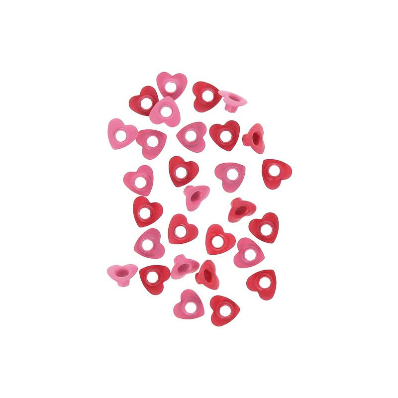 SET 30 OJALES INNSPIRO "CORAZONES" 10mm SET 30 OJALES INNSPIRO "CORAZONES" 10mm