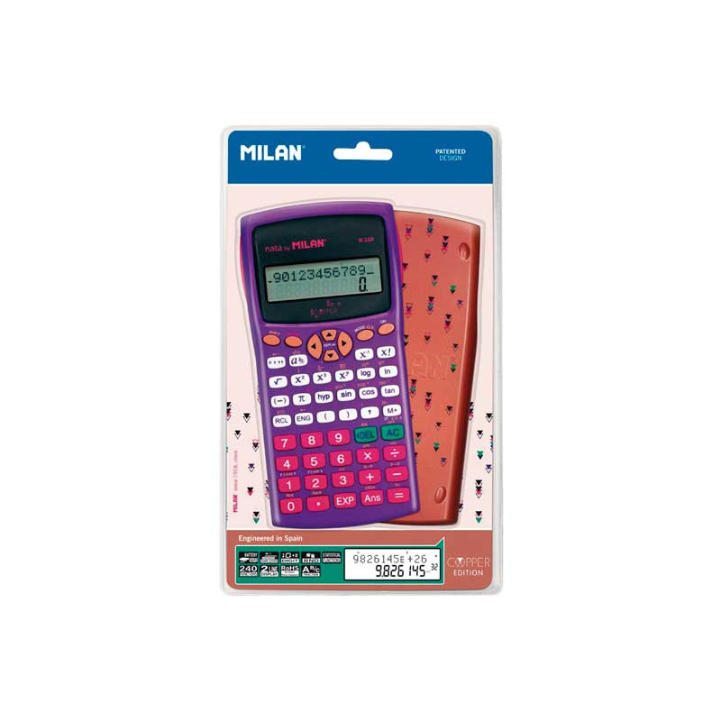 CALCULADORA CIENTÍFICA MILAN M240 COPPER