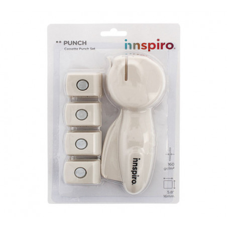 SET TROQUELADORA CASSETTE INNSPIRO + 4 CARTUCHOS "NATURALEZA"