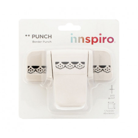 TROQUELADORA INNSPIRO DE BORDES CONTINUOS "FESTONEADO" 45x14mm