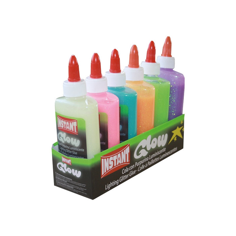 CAJA 6 BOTES COLA INSTANT "GLOW" 180ml