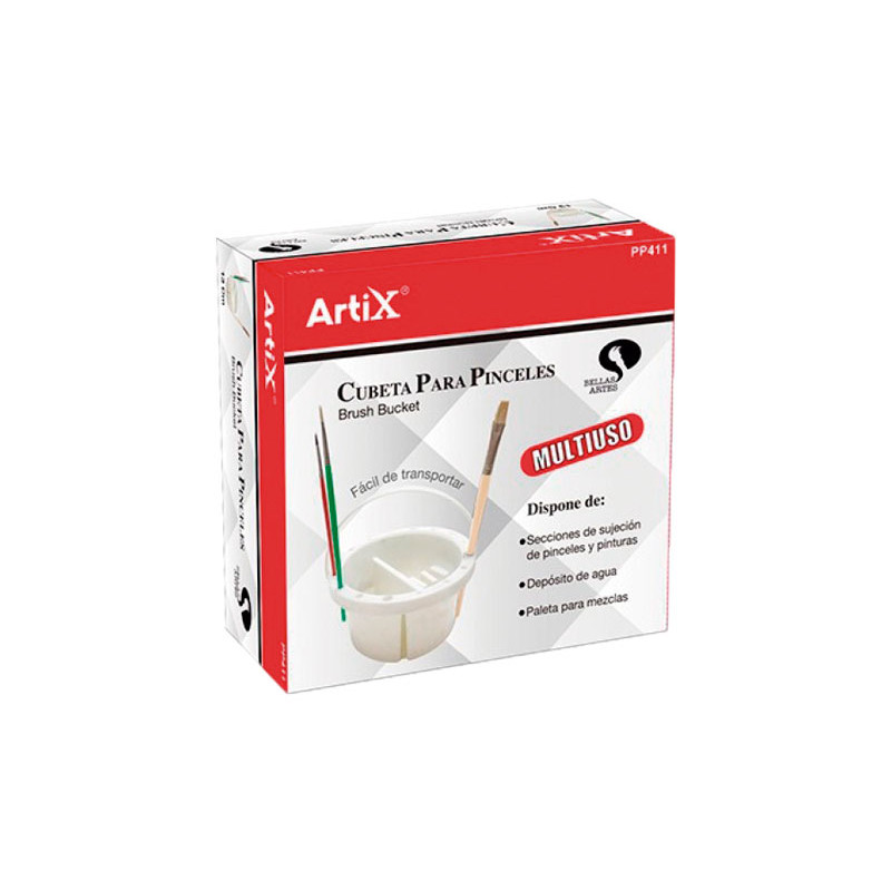 CUBO LIMPIA PINCELES ARTIX REDONDO Ø 13cm CUBO LIMPIA PINCELES ARTIX REDONDO Ø 13cm