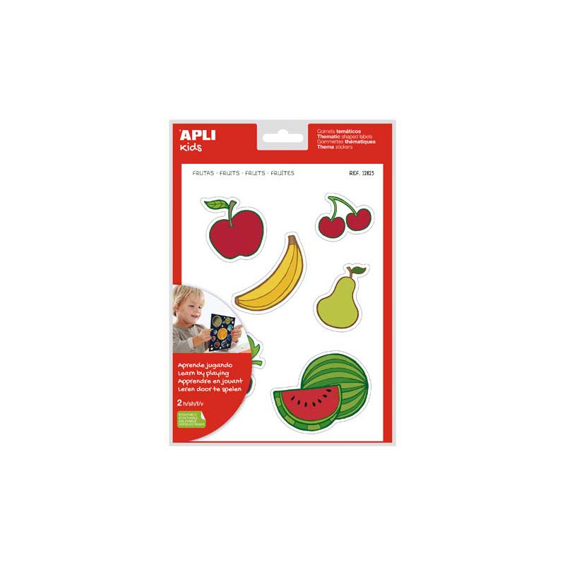BLÍSTER 2h MAXI GOMETS APLI TEMÁTICOS "FRUTAS" BLÍSTER 2h MAXI GOMETS APLI TEMÁTICOS "FRUTAS"