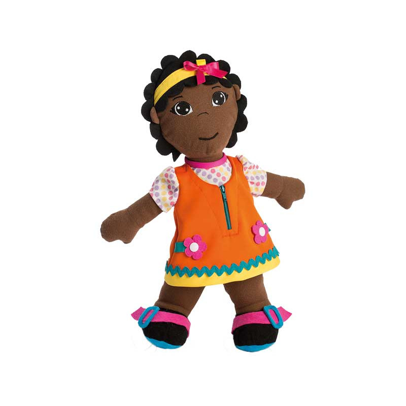 MUÑECO MINILAND "DIVERSITY ABROCHES: NIÑA AFRICANA" MUÑECO MINILAND "DIVERSITY ABROCHES: NIÑA AFRICANA"