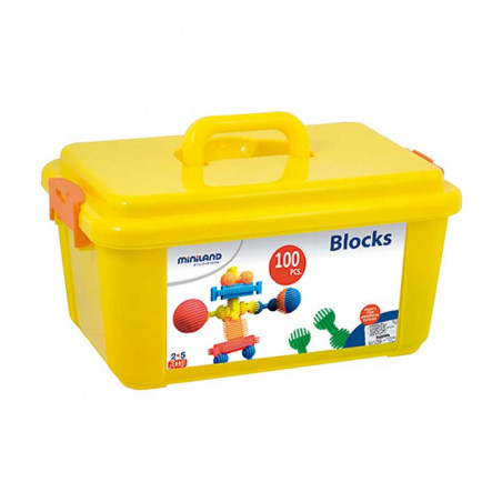 CONTENEDOR 100 PIEZAS MINILAND "INTERSTAR BLOCKS"