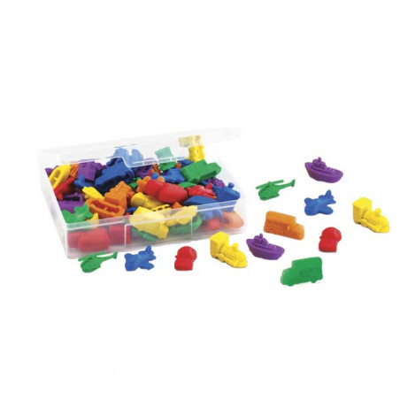 SET 72 FIGURAS HENBEA "TRANSPORTES"