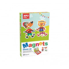 JUEGO MAGNÉTICO APLI KIDS "DRESS UP: ANIMALES"