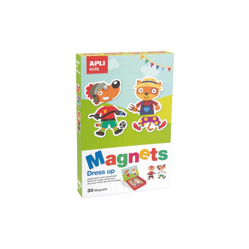 JUEGO MAGNÉTICO APLI KIDS "DRESS UP: ANIMALES"