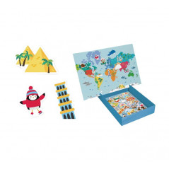 JUEGO MAGNÉTICO APLI KIDS "MAPA MUNDI"