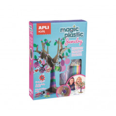 JUEGO APLI KIDS "MAGIC PLASTIC JEWELRY"