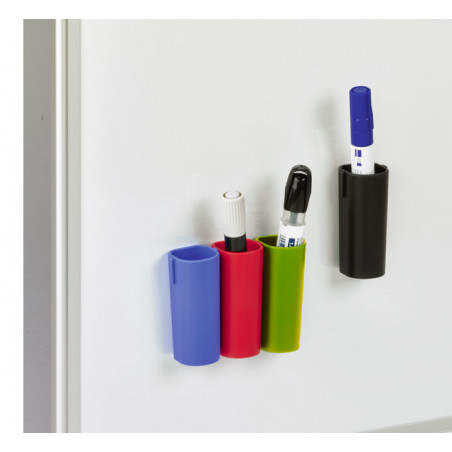 SET 4 CUBILETES PORTAROTULADORES FAIBO MAGNÉTICO SURTIDOS