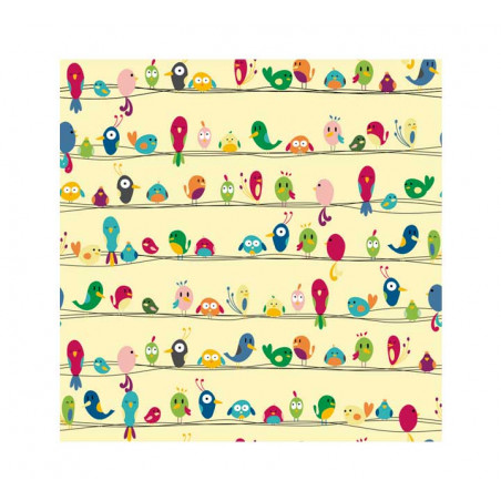 BOBINA PAPEL DE REGALO "POLLITOS" 31cm