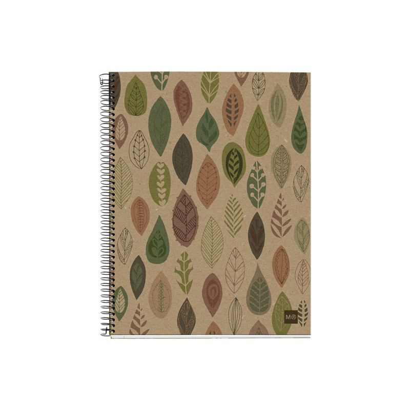 CUADERNO MIQUEL RIUS NOTEBOOK 4 "ECOHOJAS" 120h A5