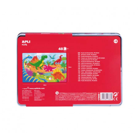 PUZZLE APLI KIDS "DINOSAURIOS"