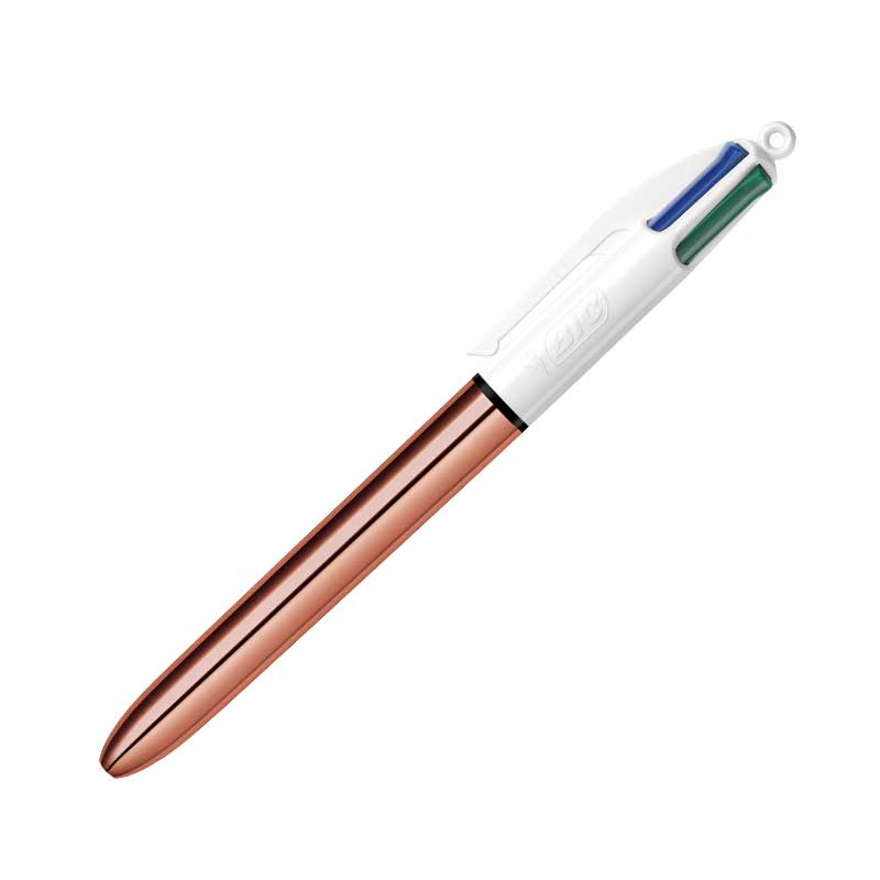 BOLÍGRAFO BIC 4 COLORES ROSE GOLD