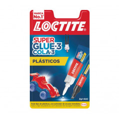 BLÍSTER PEGAMENTO LOCTITE SUPER GLUE-3 PLÁSTICOS DIFÍCILES