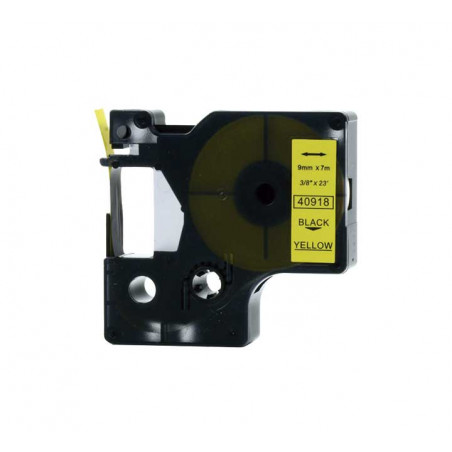 CINTA ROTULAR COMPATIBLE DYMO D1 9 mm x 7m ELECTRÓNICA