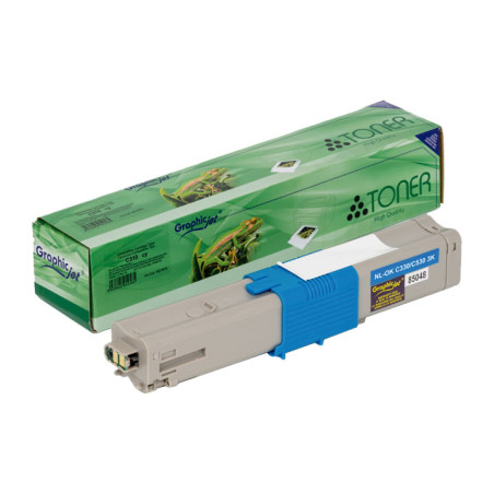 TÓNER GRAPHICJET OKI C 310DN CIAN