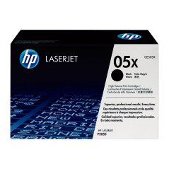 CARTUCHO DE TÓNER ORIGINAL LASERJET HP 05X DE ALTA CAPACIDAD