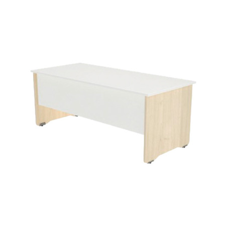 MESA ROCADA SERIE WORK 140x80cm HAYA-BLANCO