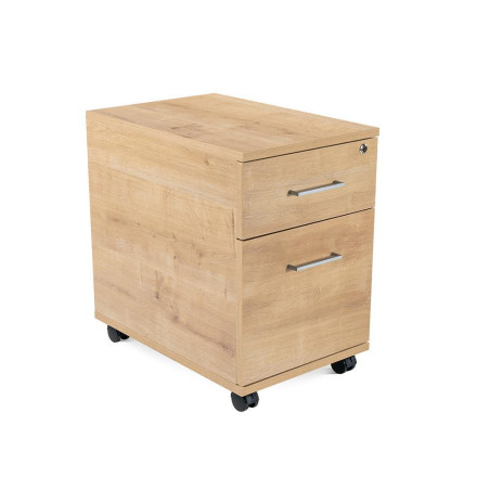 BUCK MÓVIL ROCADA "STORE" 1 CAJÓN Y CARPETERO 58x40cm ROBLE