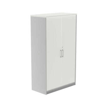 ARMARIO LIBRERÍA ROCADA SERIE STORE  ALUMINIO - BLANCO 156x90cm