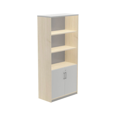 ARMARIO PUERTAS BAJAS ROCADA SERIE STORE  HAYA - GRIS 195x90cm