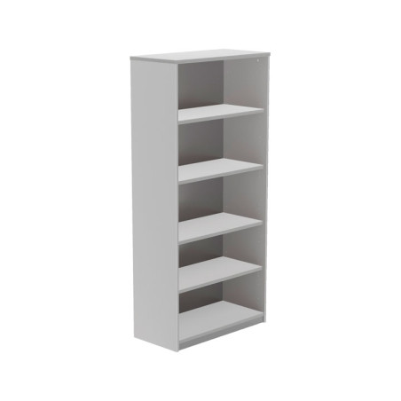 ARMARIO MADERA ROCADA "STORE" 195x90cm LIBRERÍA GRIS