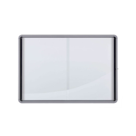 VITRINA NOBO MAGNÉTICA 97,2x100x5,4cm PUERTAS CORREDERAS