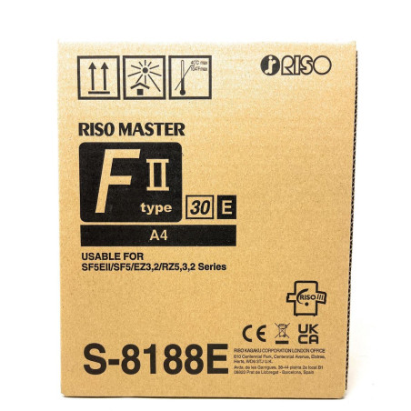 PACK 2 ROLLOS MASTER KIT ORIGINAL RISO S-8188E