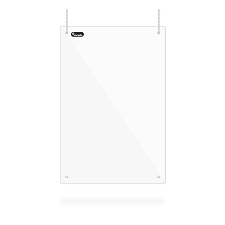 MAMPARA PROTECTORA ROCADA CON FIJACIÓN AL TECHO 150x100cm