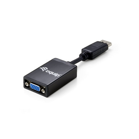 133435 ADAPTADOR DE CABLE DE VÍDEO 0,15 M DISPLAYPORT VGA NEGRO