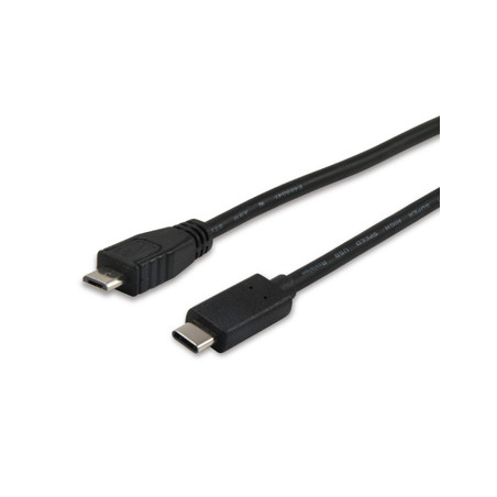 12888407 CABLE USB 1 M USB 2.0 MICRO-USB B USB C NEGRO