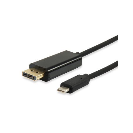 133467 ADAPTADOR DE CABLE DE VÍDEO 1,8 M USB TIPO C DISPLAYPORT NEGRO
