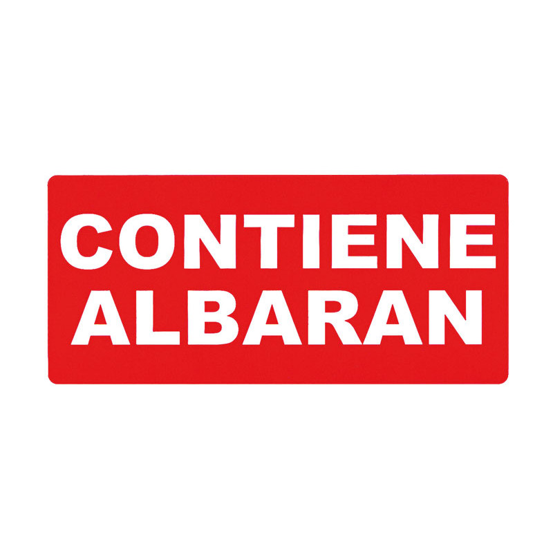 ROLLO 200 ETIQUETAS DE ENVÍO APLI: CONTIENE ALBARÁN ROLLO 200 ETIQUETAS DE ENVÍO APLI: CONTIENE ALBARÁN