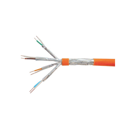 187321 CABLE DE RED NARANJA 100 M CAT7 S/FTP (S-STP)