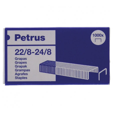 CAJA 1000 GRAPAS PETRUS 22/8 - 24/8