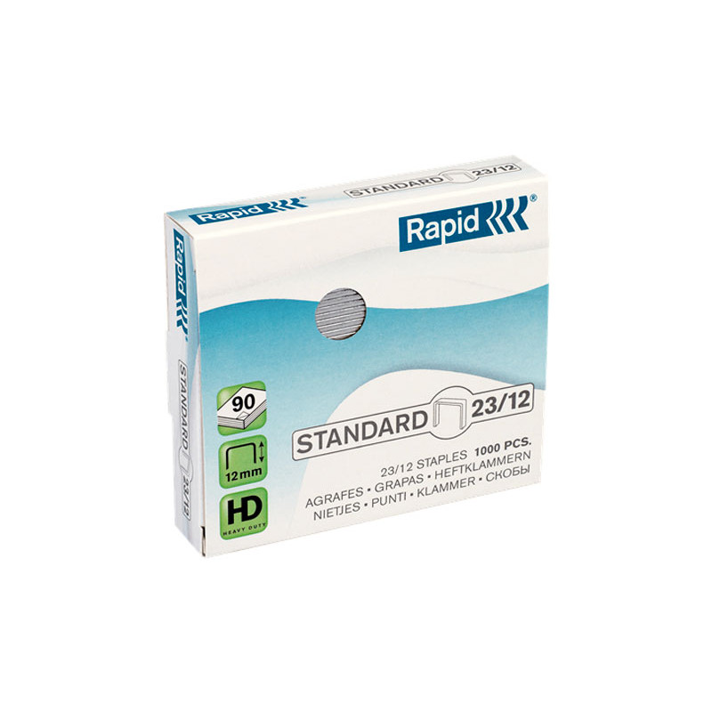 CAJA 1000 GRAPAS RAPID 23/12 CAJA 1000 GRAPAS RAPID 23/12