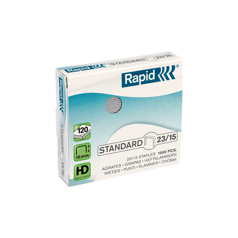 CAJA 1000 GRAPAS RAPID 23/15 CAJA 1000 GRAPAS RAPID 23/15