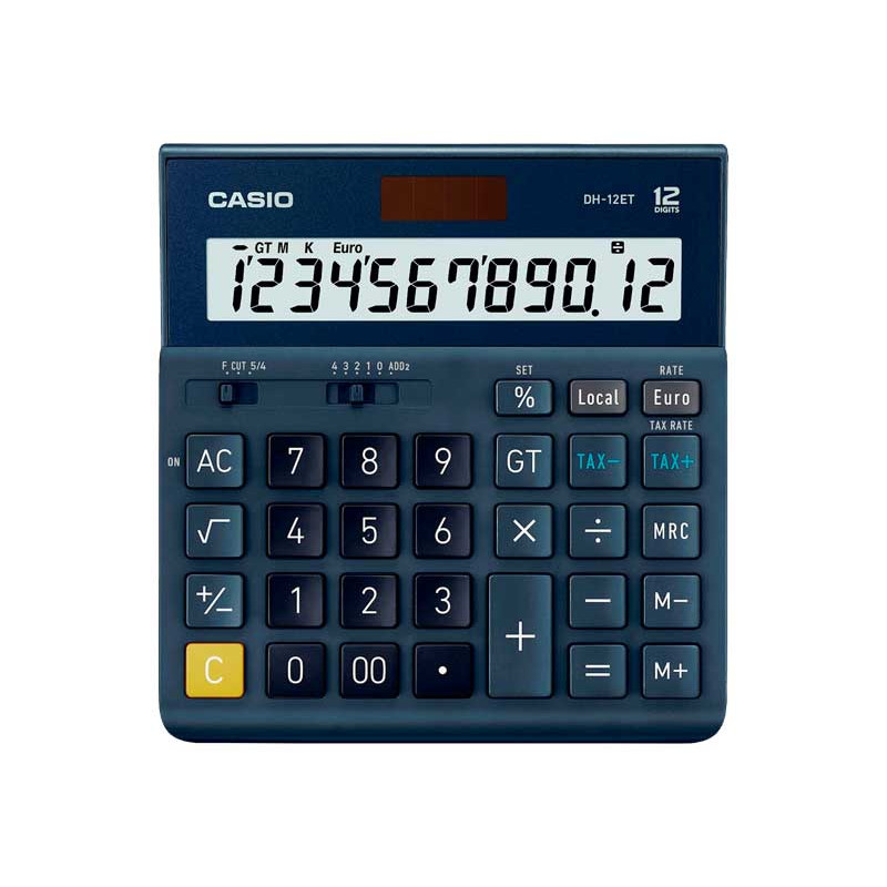 CALCULADORA DE SOBREMESA CASIO DH-12ET