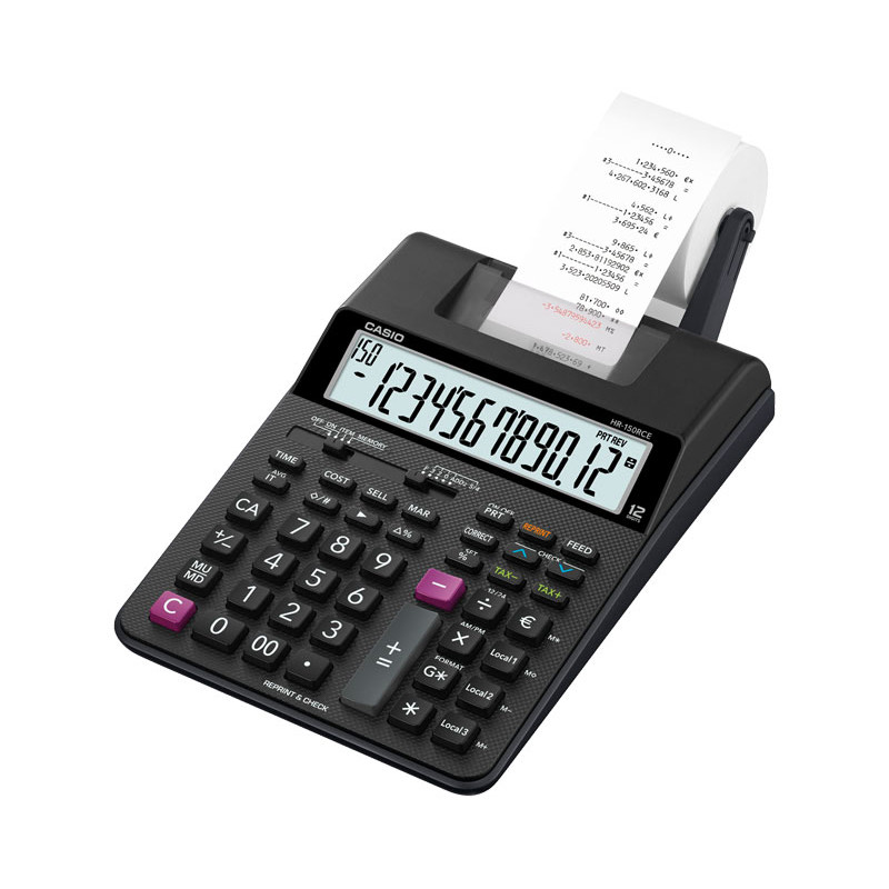 CALCULADORA CON IMPRESORA CASIO HR-150RCE