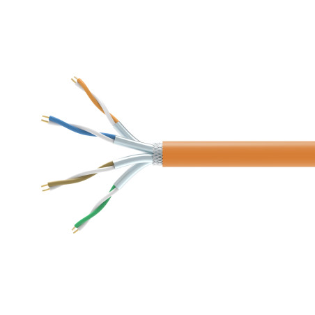 404552 CABLE DE RED NARANJA 500 M CAT7 S/FTP (S-STP)