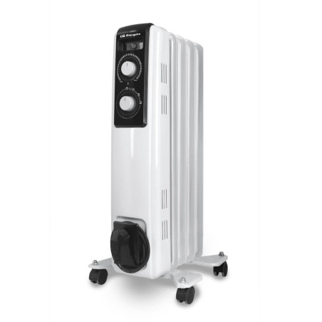 RF-1000 CALEFACTOR ELÉCTRICO RADIADOR DE ACEITE ELÉCTRICO INTERIOR NEGRO, BLANCO 1000 W