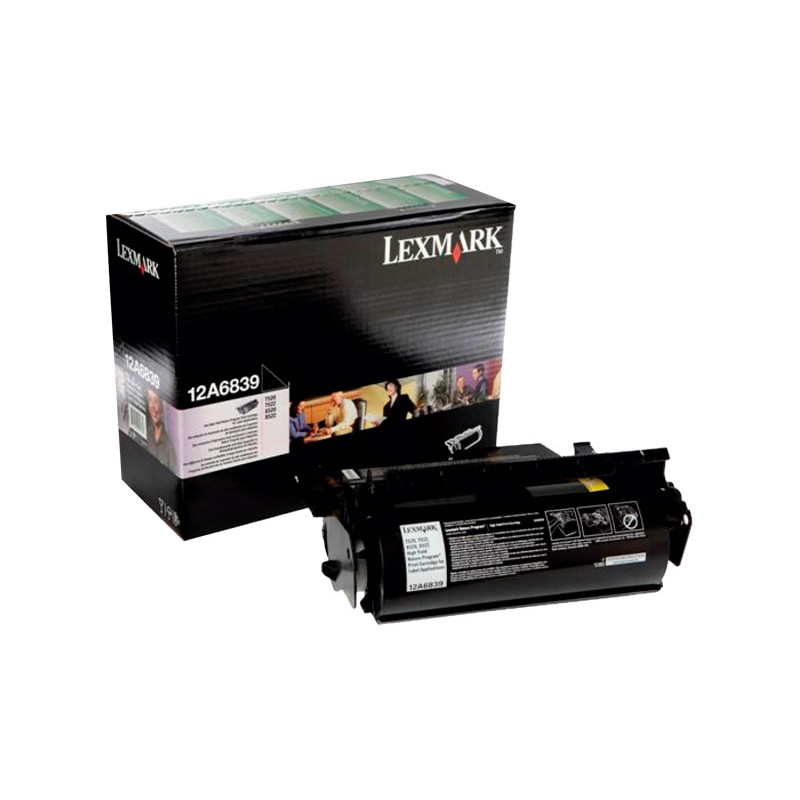 TÓNER ORIGINAL LEXMARK 12A6839 TÓNER ORIGINAL LEXMARK 12A6839