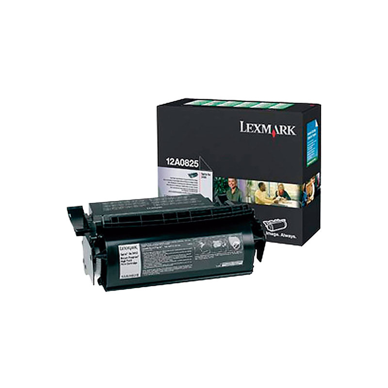 TÓNER ORIGINAL LEXMARK 12A0825 TÓNER ORIGINAL LEXMARK 12A0825